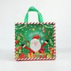 Transfronterizo en stock Navidad bolsas no tejidas al por mayor Papá Noel bolsas de regalo no tejidas recubiertas bolsas de compras para ropa
