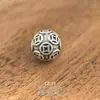 Plata Pura 999 Accesorios de Plata Dura 3D Colgante DIY Dios de la Riqueza Atrae Riqueza y Buena Fortuna Cuentas de Plata Pura Colgante de Bolsa de la Suerte Pixiu