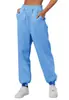 Amazon 2023 Pantalones de Chándal Sueltos de Cintura Alta para Mujer Pantalones de Chándal a Cuadros de Cintura Alta Pantalones Casuales de Sudadera con Bolsillos