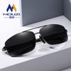 Gafas de sol polarizadas para hombre, estilo retro, de aluminio y magnesio, para exteriores, 2458