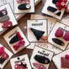 Nuevo Pasador Rojo y Negro de Tela de Otoño Temprano para Niños Coreanos Pinza Lateral para Niña Algodón Apilado Estrella Pinza para Adultos