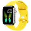 Adecuado para correa de silicona para Apple Watch, hebilla de mariposa, correa deportiva para Apple Watch de 1ª a 9ª generación, correa de muñeca para iWatch