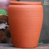 Pote Grande Queimado de Vegetais de Cerâmica Vermelha Vintage Feito à Mão Vaso de Flores Carnudas Cerâmica Grossa Pote Grande de Rosa Cerâmica Vaso Alto para Plantas Verdes Bougainvillea