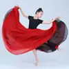 Falda de Práctica de Baile para Niñas, Falda de Gasa Reversible de 540 Grados, Danza Clásica, Danza China, Falda Amplia Grande para Niñas