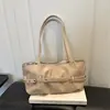 Bolsa de Axila Estilo Coreano Design de Nicho 2026 Novo Início de Outono Bolsa Tote de Grande Capacidade para o Dia a Dia Bolsa de Ombro Estilo Motociclista para Mulheres