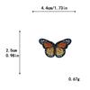 Bordado por Computadora Mariposa Colorida Transfronterizo Más Vendido Parches Mixtos de Mariposas para Chaquetas Abrigadoras Parches de Bordado Hechos a Mano para DIY