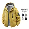 Versión Pura Transfronteriza Chaqueta de Invierno Nueva para Hombre Color Sólido Versátil Casual Holgada con Capucha de Felpa y Algodón para Calidez y Protección contra el Frío