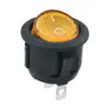 Kcd1 Redondo con Luz, Interruptor en Forma de Barco Certificado de Seguridad, Interruptor Basculante Estándar de 3 Pines y 2 Velocidades Certificado IEC