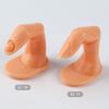 Arte de uñas dedo falso herramienta de práctica para principiantes tiene una uña sin una uña con adhesivo dedo falso simulación uñas postizas al por mayor