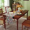 Caminho de Mesa Americano Retrô com Franjas Transfronteiriço Estilo Étnico Jacquard Capa Toalha para Mesa de Centro/TV Caminho de Mesa para Pé da Cama