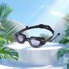 Gafas de natación de alta definición para adultos antivaho con revestimiento gafas de natación para hombres y mujeres montura pequeña impermeables con revestimiento plano equipo profesional