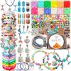Pulseira Colar de Contas Soltas DIY Infantil Transfronteiriço Miçangas Menina Joia Brinquedo Argila Macia Contas de Pônei Conjunto de Pingentes Artesanais