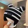 Chapéu de bebê para outono e inverno, chapéu de pinguim, chapéu de lã para meninos, chapéu de tricô quente de inverno para bebês meninas, à prova de vento