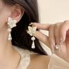 Estilo Vacacional Pendientes Dulces de Borla de Mariposa Femeninos Corazón Temperamento Gentil Pendientes de Moda Clip para la Oreja Plato de Incienso Repelente de Mosquitos Sin Agujeros en las Orejas