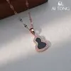 Aitong Joyería Clásico Calabaza Luz de Lujo Auspicioso Collar Gama Alta Atrae Riqueza Versátil Collar Moderno y Hermoso Nicho Collar