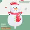 Nueva Serie de Decoración para Fiesta Navideña Mini Muñeco de Nieve, Anciano, Reno, Árbol de Navidad Globos de Papel de Aluminio Serie Navideña