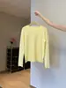 Light blue rolled hem base layer top for women, autumn and winter, round neck, pullover, inner wear, milky soft and glutinous knit sweater