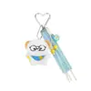 Peluche Cachorro, Gato, Conejo Juguete Pequeño, Muñeco Chirriante en Forma de Corazón, Colgante para Bolsa, Adorno Colgante de Nudo de Cuerda Estilo Miu