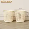 Lixeira para Sala de Estar, Quarto, Cozinha, Vaso Sanitário, Banheiro, Grande Capacidade Escritório Cesto de Papel Vazado de Plástico Sem Tampa