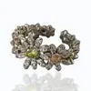 Anillo Pequeño de Margarita con Diamantes Completos Estilo Coreano y Japonés de Lujo Ligero para Mujer, Anillo de Dedo Índice de Nicho de Gama Alta de Principios de Primavera, Anillo Retro Suave