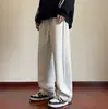 Nuevos Pantalones Casuales para Hombre 2026 para Primavera y Otoño, Pantalones de Pierna Ancha Rayados Pesados de Moda Estilo Americano, Elegantes Pantalones de Pierna Recta