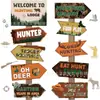 2026 Novas Placas Direcionais de Flecha para Festas ao Ar Livre da Amazon, à Prova d'Água, Placas Guias Direcionais Multiestilo