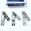R407 corta-unhas doméstico pequeno corta-unhas corta-unhas de aço inoxidável banca de dois reais departamento de mercadorias pequenas um yuan