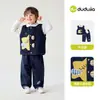 Celebrando el Día Nacional 1 Pieza 10% de descuento Colección de Conjuntos Conjunto Infantil Dudu Sudadera y Pantalones de Otoño para Niños