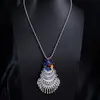 Cadena de Suéter Estilo Étnico con Borlas de Gota de Agua, Collar de Pavo Real y Fénix, Souvenirs Turísticos, Joyería Étnica Miao y Yi al por Mayor