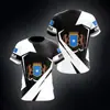 Patrón de Bandera y Emblema Nacional de Somalia Impresión 3D Transfronterizo Nuevo Camiseta de Manga Corta para Hombre Venta Directa de Fábrica Suministro de Exportación