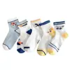Calcetines Nuevos para Niños, Estilo Delgado de Verano, Calcetines hasta la Pantorrilla para Niños, Calcetines de Malla Cartoon Modernos para Niñas, Calcetines para Niños Medianos y Grandes