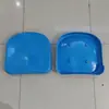 Asiento de Taburete de Fibra de Vidrio Asiento de Taburete para Mesa de Comedor de Cantina Asiento de Taburete para Mesa de Comida Rápida Asiento de Silla para Grada de Estadio Exterior Azul