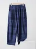 Se Pueden Usar Fuera de Casa Pantalones, Pijama a Cuadros Retro para Mujer, Pantalones Anchos de Nueve Puntos Talla Grande, Pantalones para Estar en Casa, Ropa de Mujer para Primavera y Otoño