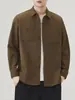 2026 Nueva Otoño Japonés Retro Hombres Holgada Casual Manga Larga Camisa Americana Ropa de Trabajo Versátil Tendencia Marca Chaqueta