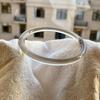 Atacado do Fabricante Pulseira de Ágata Calcedônia Natural de Alta Qualidade de Gelo Bracelete de Jade Joias de Presente Suprimento para Transmissão ao Vivo Louça de Jade Transparente como Gelo