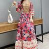Vestido de estilo étnico nuevo Yunnan India Nepal Xinjiang Sanya Tailandia turismo estilo étnico falda de playa