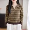 Chaqueta cárdigan de punto finamente elaborada estilo retro para mujer, estilo corto para figuras petite, nuevo suéter top de abrigo otoño 2026