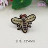 Pegatina de tela con diseño de insectos y abejas, parche de dibujos animados, para planchar, etiqueta bordada, decoración de cajas
