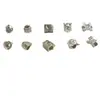 Liga Prata Antiga Acessórios Feitos à Mão Contas Espaçadoras de Florzinhas Contas de Lanterna Pulseira de Corda Trançada Feita à Mão DIY Pulseira de Cristal Contas Soltas
