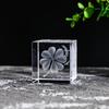 Cubo de Cristal Transfronterizo con Grabado Interno Personalizado 3D con Láser Sistema Solar Cubo de Rubik de Cristal Creativo Adornos de Escritorio para Regalo