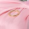 Anillo Europeo y Americano de Zorro anillo abierto ajustable ins creativo flor de durazno comida anillo de dedo suministro de explosión venta al por mayor