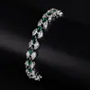 Pulsera de Zirconia Gota de Agua de Alta Gama con Estilo de Nicho, Lujo Ligero, Sensación Sofisticada, Diseño Simple y Versátil para el Trayecto al Trabajo