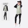 Ropa deportiva de yoga para correr, gimnasio, talla grande, para chica gordita, para cubrir el vientre, adelgazante, estilo coreano, corte holgado.