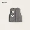 Colección de Suéteres para NiñasTejidos de Otoño para Niñas: Chalecos para Niñas, Cárdigans para Niños Pequeños, Chaquetas de Punto para Niñas