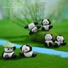 Micro Paisagem de Musgo Criativo Panda Travesso Saco Surpresa Decorações DIY Acessórios para Pendurar Mini Carro Pequenos Enfeites de Mesa