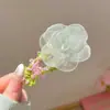 Grampo de Pato Borboleta Orquídea Dopamina de Verão para Mulheres, Presilha Floral Doce, Grampo de Cabelo Exquisito de Alta Qualidade, Acessório de Cabelo Estilo Feriado