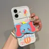 Funda linda de dibujos animados anti-huellas dactilares con soporte, adecuada para iPhone 17 Pro Max, iPhone 16/15 Pro