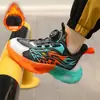 Novos Sapatos Infantis Tênis Dropshipping Sapatos de Algodão com Pelúcia Extra Algodão de Segunda Camada Tênis de Corrida para Meninos Infantis Botões Giratórios de Inverno