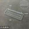 Panel de Malla de Hierro Rejilla Estante de Almacenamiento Cesta Colgante Bandeja Accesorios para Pared de Fotos Almacenamiento de Supermercado Estante de Almacenamiento de Hierro Forjado Decoración Uso en el Hogar