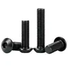 Tornillos de acero inoxidable 304, cabeza redonda, hexágono interior, grado 12.9, cabeza de hongo, M2-M16